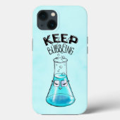 Cute Chemistry Funny Nerdy Lab Character Case-Mate iPhone Case (Achterkant)