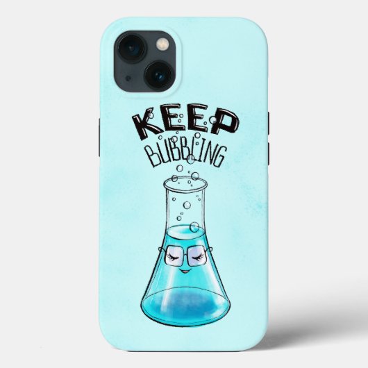 Cute Chemistry Funny Nerdy Lab Character Case-Mate iPhone Case (Achterkant)