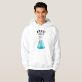 Cute Chemistry Funny Nerdy Lab Character Hoodie (Voorkant volledig)