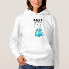 Cute Chemistry Funny Nerdy Lab Character Hoodie