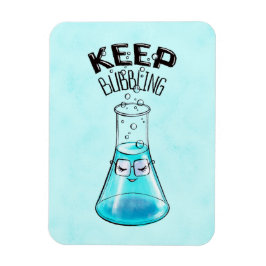 Cute Chemistry Funny Nerdy Lab Character Magneet