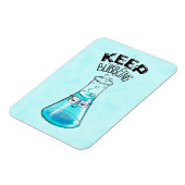 Cute Chemistry Funny Nerdy Lab Character Magneet (Linkerzijde)