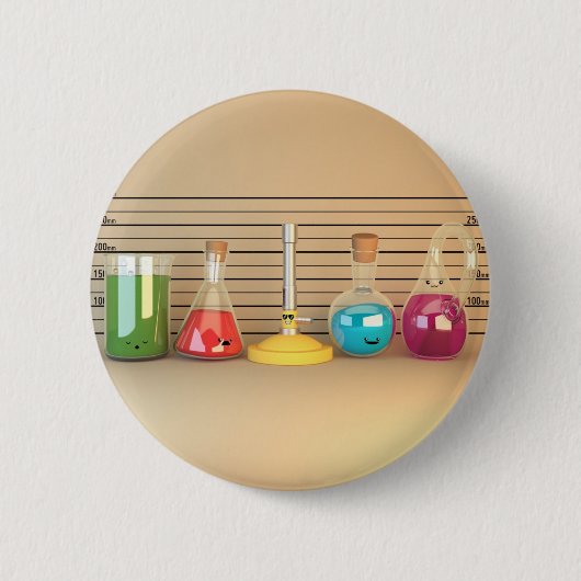 Cute Chemistry Ronde Button 5,7 Cm (Voorkant)
