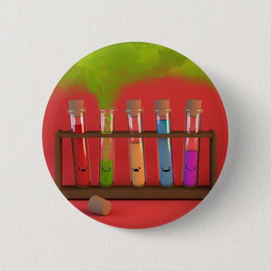 Cute Chemistry Ronde Button 5,7 Cm (Voorkant)