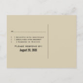 Cute Chemistry RSVP Briefkaart (Achterkant)