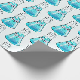 Cute Chemistry Science Lab Art Cadeaupapier
