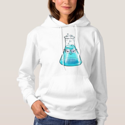 Cute Chemistry Science Lab Art Hoodie (Voorkant)
