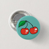 Cute Cherries Badge Pin Button (Voorkant /achterkant)
