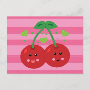 Cute Cherries Briefkaart
