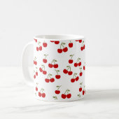 Cute Cherries Pattern Koffiemok (Voorkant links)