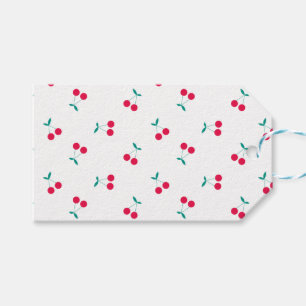 Cute Cherry Aesthetic Cherries Pattern White Cadeaulabel