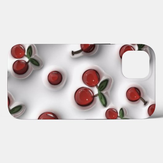 Cute Cherry Aesthetic Phone Case 🍒✨ (Achterkant (horizontaal))