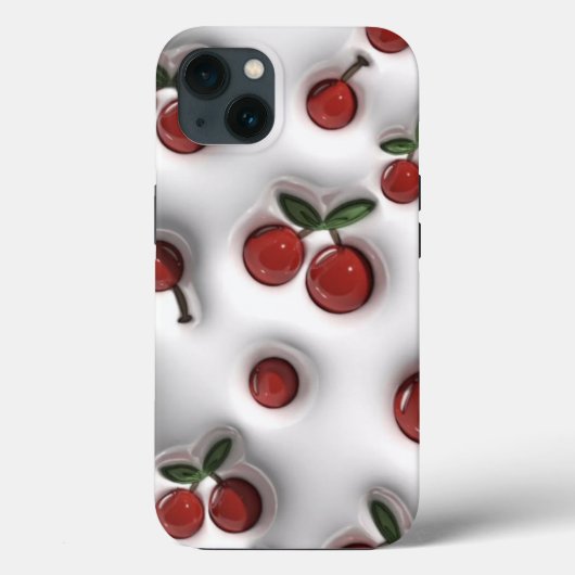Cute Cherry Aesthetic Phone Case 🍒✨ (Achterkant)
