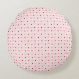 Cute Cherry Blossom Ribbon Design Rond Kussen