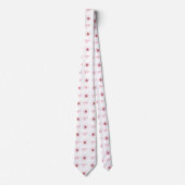 Cute Cherry Blossom Ribbon Design Stropdas (Voorkant)