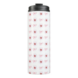Cute Cherry Blossom Ribbon Design Thermosbeker