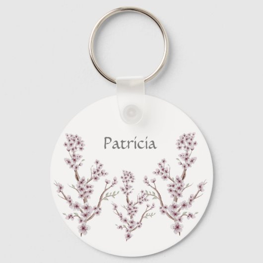 Cute Cherry Blossom Sleutelhanger (Voorkant)