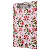 Cute Cherry Bow floral Pattern  Klembord (Links)