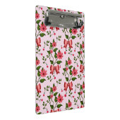 Cute Cherry Bow floral Pattern  Mini Klembord (Schuin)