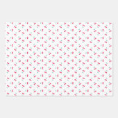 Cute Cherry esthetics Cherries Pattern Modern Inpakpapier Vel (Voorkant 3)