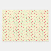 Cute Cherry esthetics Cherries Pattern Modern Inpakpapier Vel (Voorkant 2)