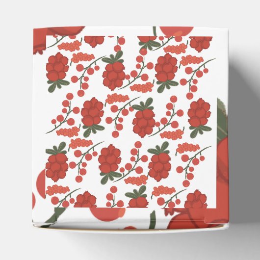 Cute cherry Favor Box Bedankdoosjes (Bovenkant)