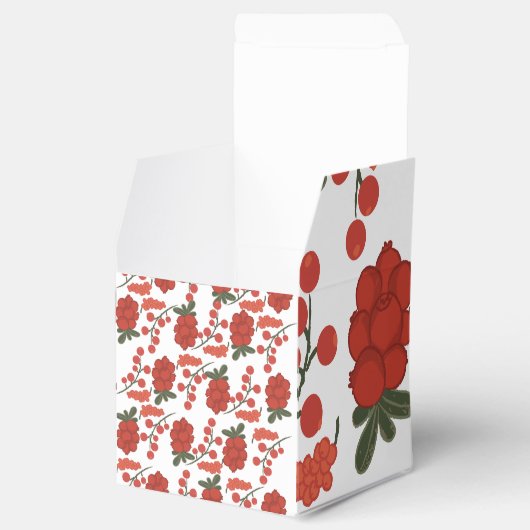 Cute cherry Favor Box Bedankdoosjes (Geopend)