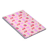 Cute cherry notebook notitieboek (Rechterzijde)