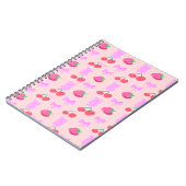 Cute cherry notebook notitieboek (Linkerzijde)