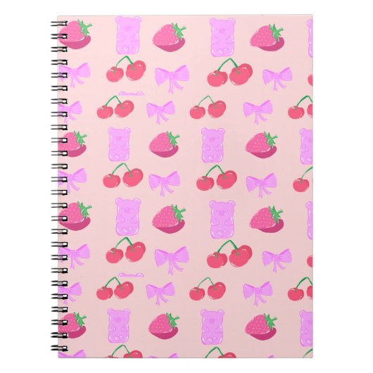 Cute cherry notebook notitieboek (Voorkant)
