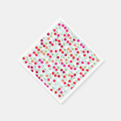 Cute Cherry Paper Napkins Servet (Hoek)