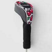 Cute Cherry Pattern Golfheadcover (Schuin)
