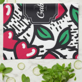 Cute Cherry Pattern Theedoek (Gevouwen)