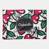 Cute Cherry Pattern Theedoek (Horizontaal)