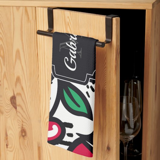 Cute Cherry Pattern Theedoek (Derde Gevouwen)