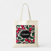 Cute Cherry Pattern Tote Bag (Achterkant)