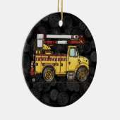 Cute Cherry Picker Truck Keramisch Ornament (Rechts)