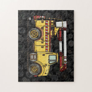 Cute Cherry Picker Truck Legpuzzel