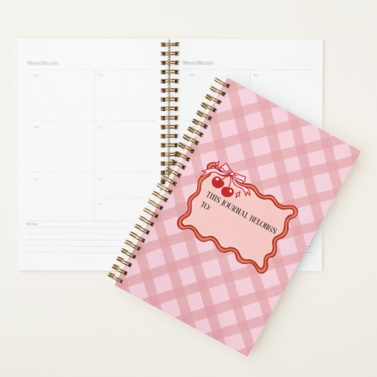 Cute Cherry  Planner (Display)