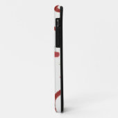 Cute Cherry & Red Ribbon Pattern Phone Case (Achterkant/links)