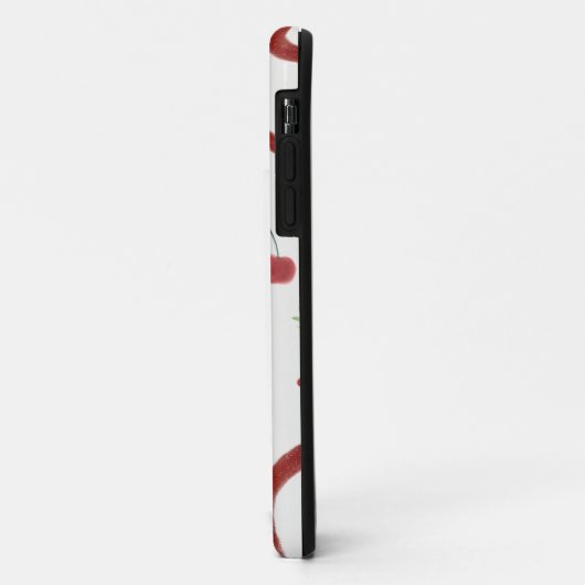 Cute Cherry & Red Ribbon Pattern Phone Case (Achterkant/links)