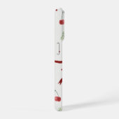 Cute Cherry & Red Ribbon Pattern Phone Case iPhone Hoesje (Rechterkant)