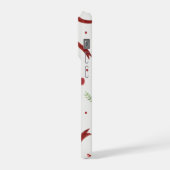 Cute Cherry & Red Ribbon Pattern Phone Case iPhone Hoesje (Linkerkant)