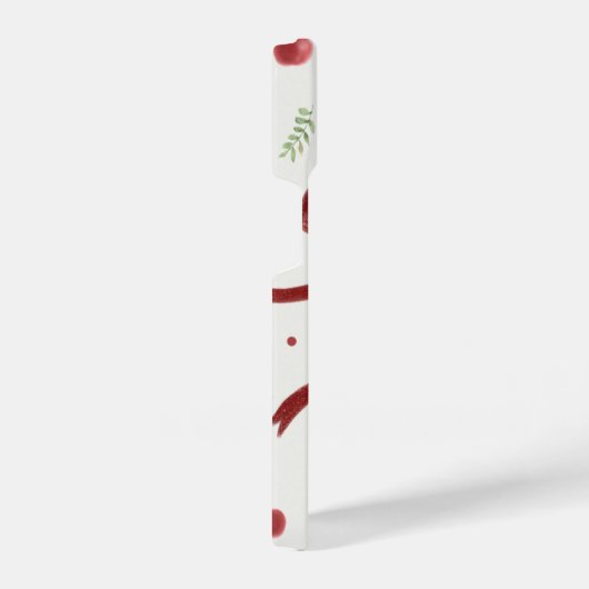 Cute Cherry & Red Ribbon Pattern Phone Case iPhone Hoesje (Rechterkant)