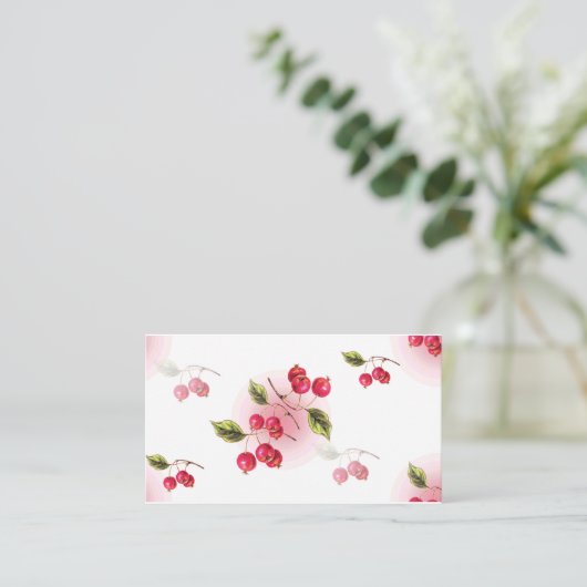 Cute Cherry ThMED Visitekaartje (Staand voorkant)