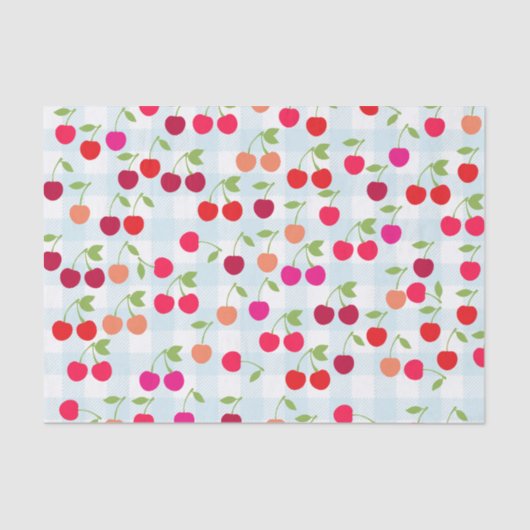 Cute Cherry Tissue Paper Tissuepapier (Voorkant)