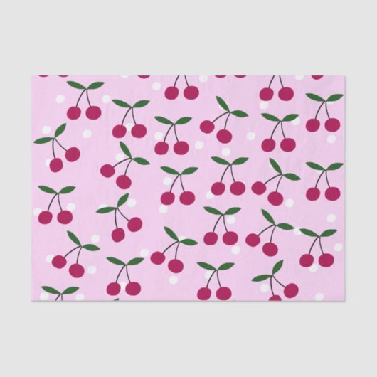 Cute Cherry Tissue Paper Tissuepapier (Voorkant)