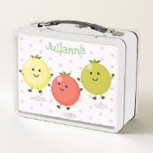 Cute cherry tomaten cartoon illustratie (Achterkant)