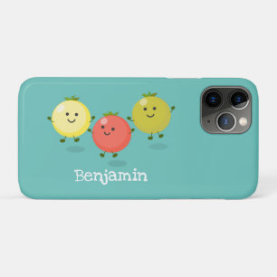 Cute cherry tomaten cartoon illustratie Case-Mate iPhone case