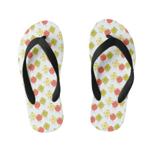 Cute cherry tomaten cartoon illustratie kinder teenslippers
